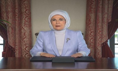 Emine Erdoğan, “Sıfır Atık Zirvesi 2021″e video mesajla katıldı