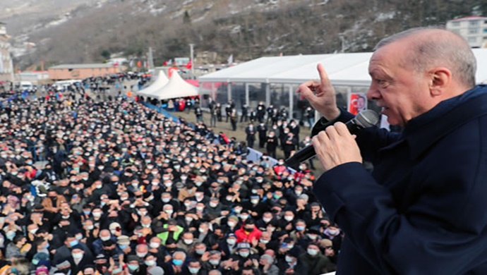 Cumhurbaşkanı Erdoğan, Dereli-Doğankent Afet Konutları, İşyerleri ve Altyapı Yatırımları Açılış Töreni’ne katıldı