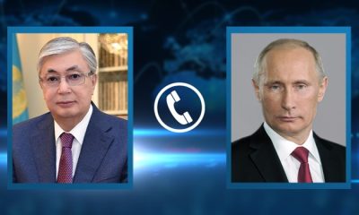 Kassym-Jomart Tokayev, Rusya Devlet Başkanı Vladimir Putin ile telefon görüşmesi yaptım