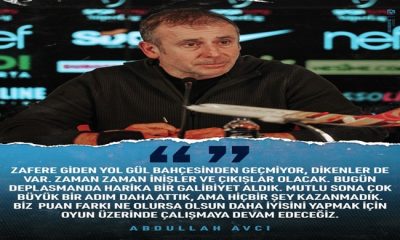 Trabzonspor Teknik Direktörümüz Abdullah Avcı, Galatasaray maçı sonrası açıklamalarda bulundu.