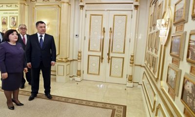 Президент Садыр Жапаров встретился с Председателем Милли Меджлиса Сагибой Али гызы Гафаровой