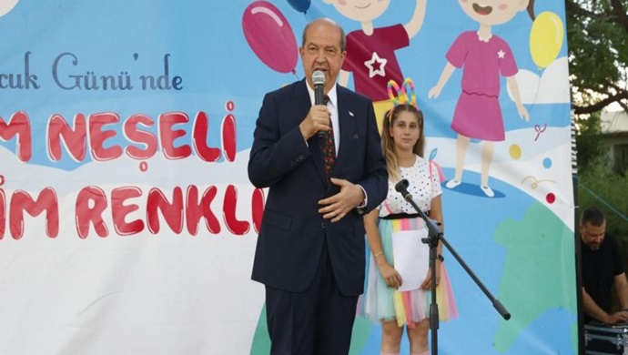 Cumhurbaşkanı Ersin Tatar, 1 Haziran Dünya Çocuk Günü etkinlikleri çerçevesinde düzenlenen çocuk şenliğine katıldı