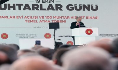 Cumhurbaşkanı Erdoğan, Muhtarlar Evi’nin açılışını gerçekleştirdi