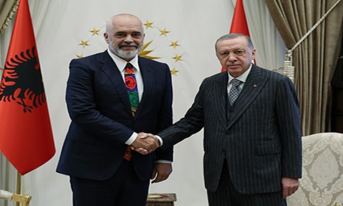 Cumhurbaşkanı Erdoğan, Arnavutluk Başbakanı Rama ile görüştü