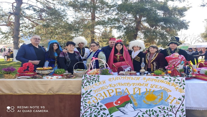 Şu şəhərindəki diasporumuz Novruz bayramı festivalına qatılıb