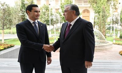 Türkmenistan Cumhurbaşkanı Serdar Berdimuhammedov ile görüşme