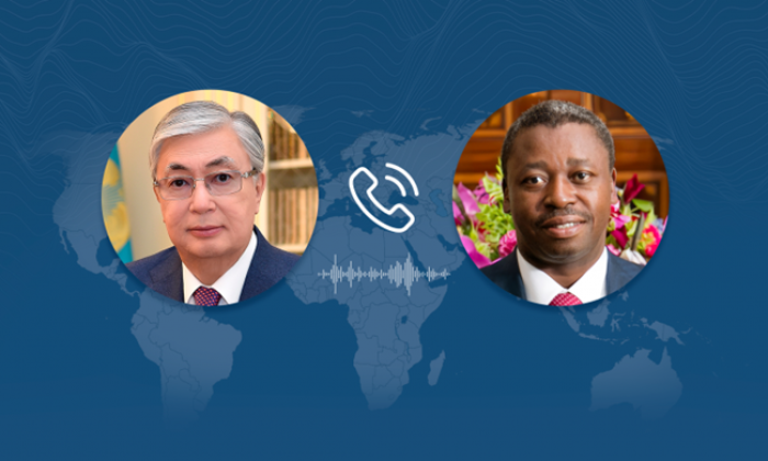 Kassym-Jomart Tokayev holds telephone conversation with the President of the Republic of Togo Faure Gnassingbé