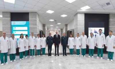 İlham Əliyev Bakıda Dövlət Sərhəd Xidmətinin yeni hərbi hospital kompleksinin açılışında iştirak edib