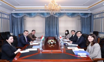 Tacikistan Cumhuriyeti Dışişleri Bakan Yardımcısının Japonya Dışişleri Bakanlığı temsilcileriyle görüşmesi