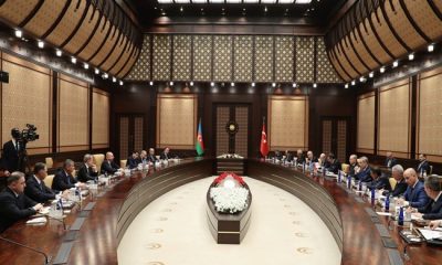 İlham Aliyev ve Türkiye Cumhurbaşkanı Recep Tayyip Erdoğan geniş kapsamlı bir görüşme gerçekleştirdi