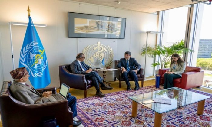Meeting with the Director General of the World Health Organization Dr. Tedros Adhanom