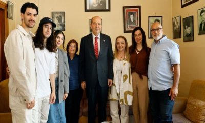Cumhurbaşkanı Ersin Tatar, şehit yakınlarını ziyaret etti