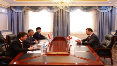 Meeting of the First Deputy Minister with the Ambassador of Canada in Tajikistan