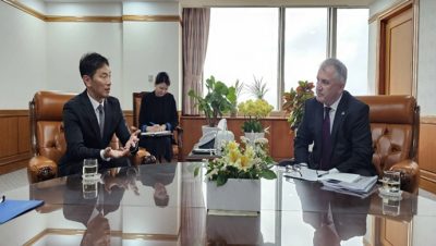 Kore Cumhuriyeti Mali Denetim Servisi Valisi ile görüşme