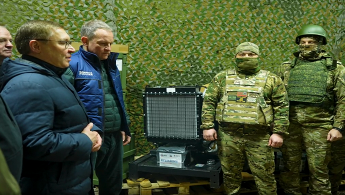 Birleşik Rusya, Nasha Pravda ve SVO ile KTO Gazileri vakıfları, Kherson bölgesindeki SVO savaşçılarına özel ekipman bağışında bulundu