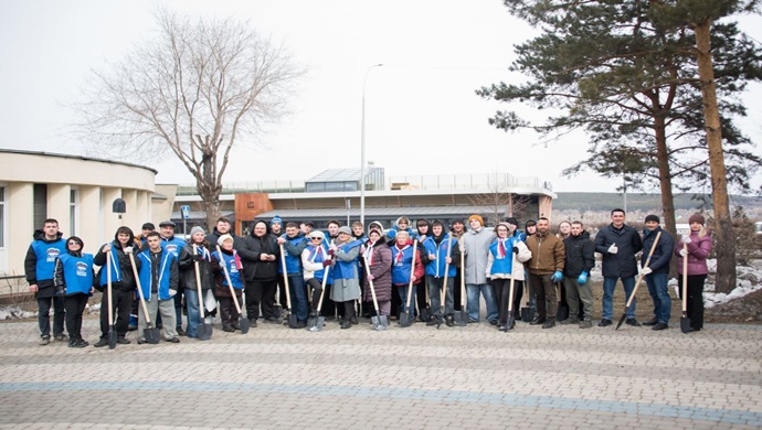 «Единая Россия» провела серию субботников в Кузбассе